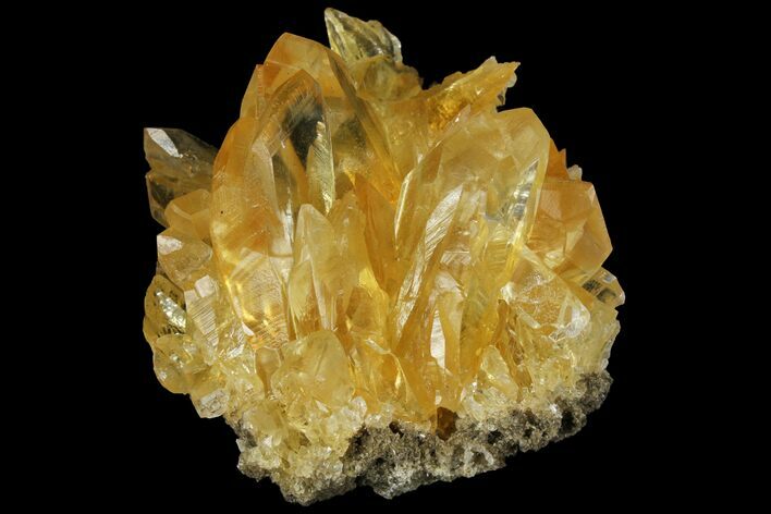 Selenite Crystal Cluster (Fluorescent) - Peru #102163